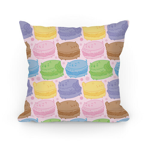 Cat Macarons Pillow