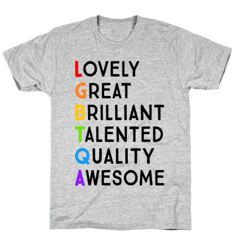 LGBTQA Meanings T-Shirt