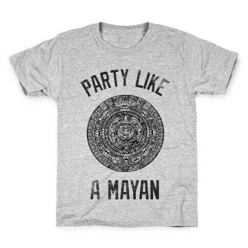 Party Like A Mayan (Vintage Tank) Kids T-Shirt