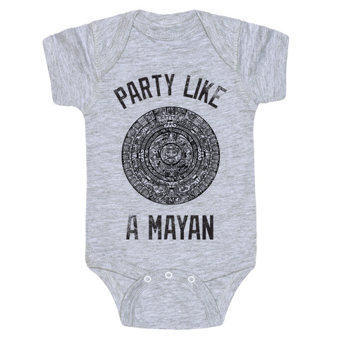 Party Like A Mayan (Vintage Tank) Baby One-Piece