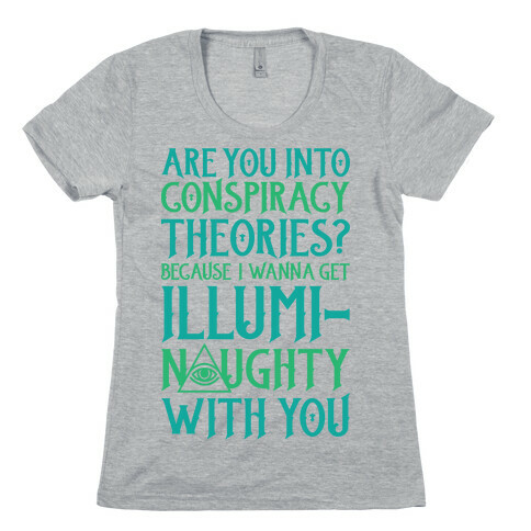 Illumi-naughty Womens T-Shirt