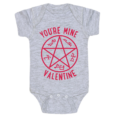 Devil's Trap Supernatural Valentine Baby One-Piece