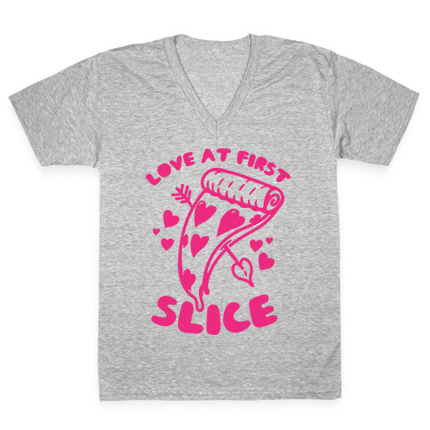 Love At First Slice V-Neck Tee Shirt