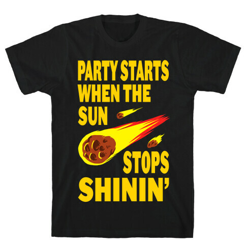 Party Starts When the Sun Stops Shinin' (Tank) T-Shirt