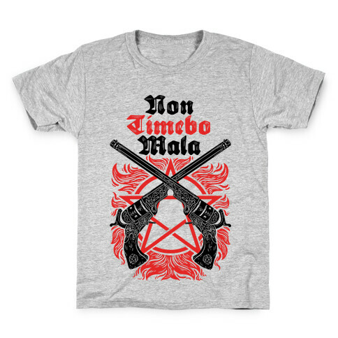 Non Timebo Mala (I Will Fear No Evil) Kids T-Shirt