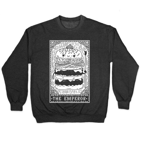 Burger Emperor Tarot Card Pullover