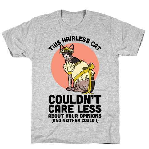 This Hairless Cat Couldn't Care Less T-Shirt