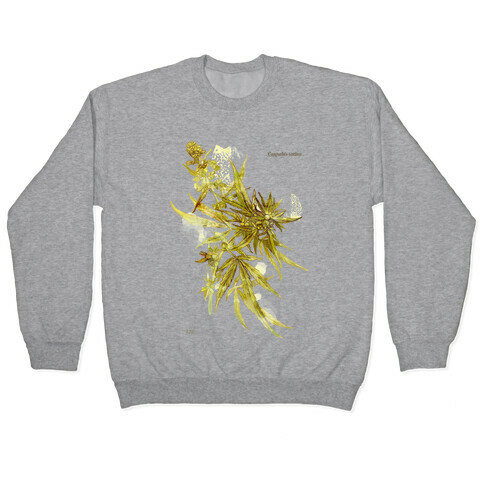 Cannabis Botanical Illustration Pullover