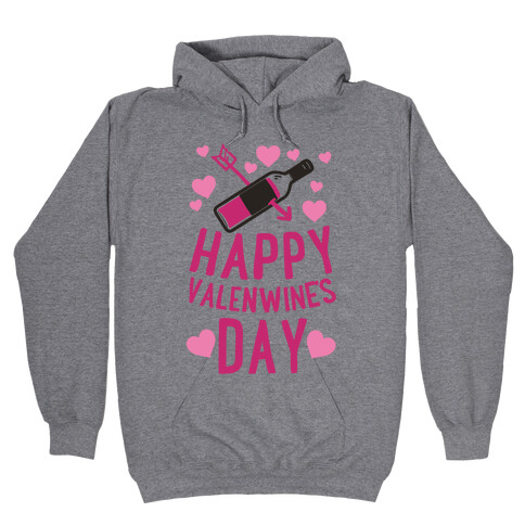 Happy Valenwine's Day Hooded Sweatshirt