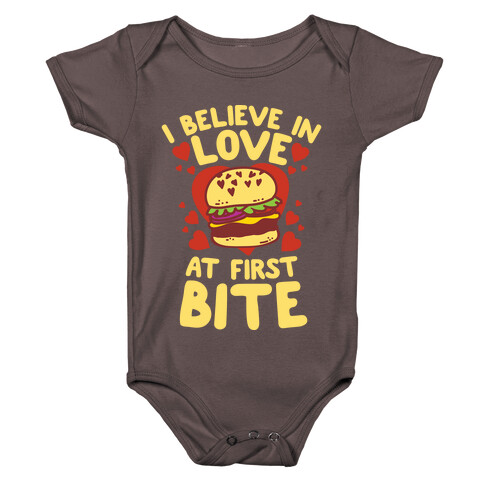 I Believe in Love at First Bite Baby One-Piece