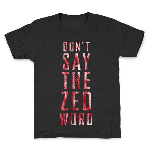 The Zed Word Kids T-Shirt