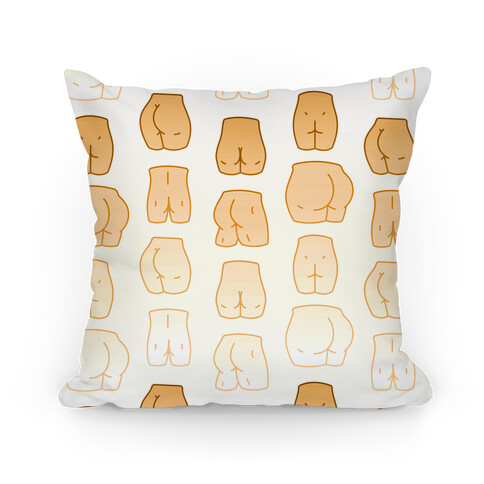 Skin Tone Butt Pattern Pillow