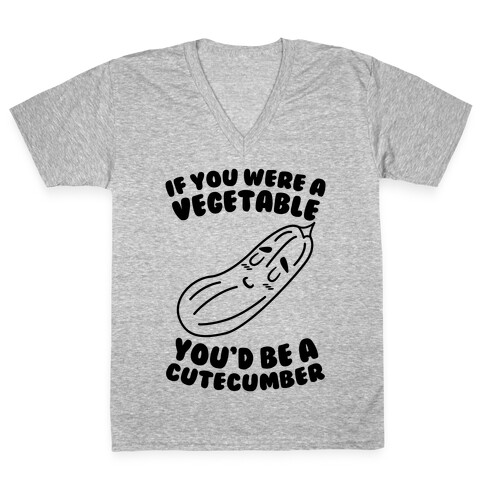 Cutecumber V-Neck Tee Shirt