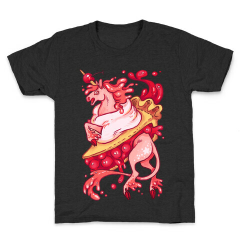 Kawaii Unicorn Pie Kids T-Shirt