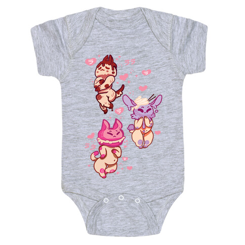 Kawaii Chibi Desserts Baby One-Piece