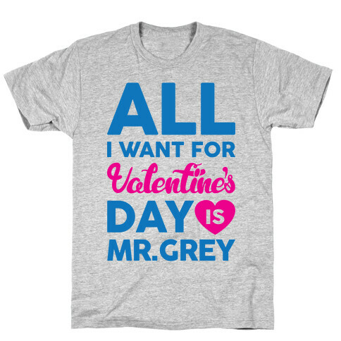 All I Want For Valentine's Day Is Mr. Grey T-Shirt