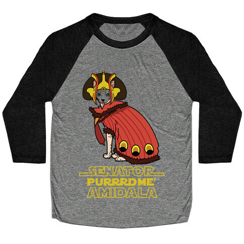 Senator Purrrdme Amidala Baseball Tee