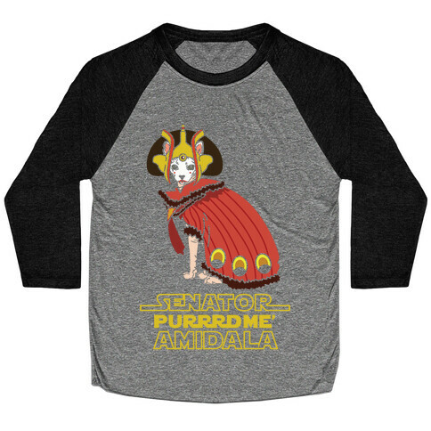 Senator Purrrdme Amidala Baseball Tee