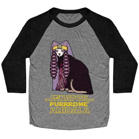 Senator Purrrdme Amidala Baseball Tee