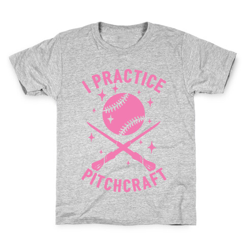 I Practice Pitchcraft Kids T-Shirt