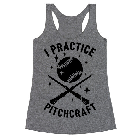 I Practice Pitchcraft Racerback Tank Top