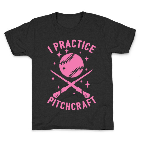 I Practice Pitchcraft Kids T-Shirt