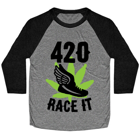 420 Race It Baseball Tee