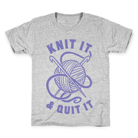 Knit It & Quit It Kids T-Shirt