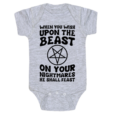 When You Wish Upon The Beast Baby One-Piece