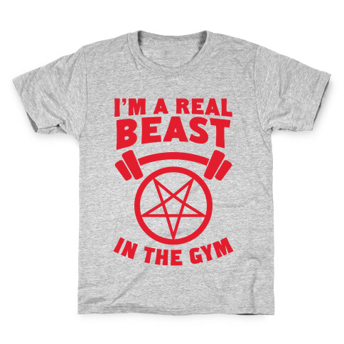 I'm a Real Beast In The Gym Kids T-Shirt