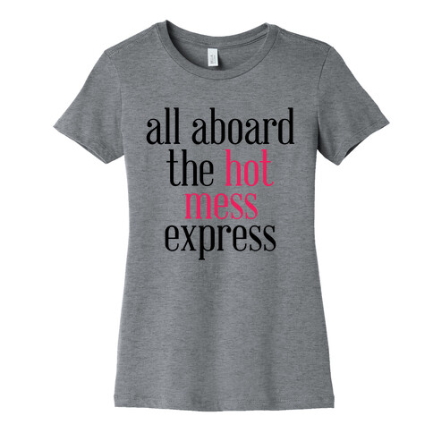 All Aboard Womens T-Shirt