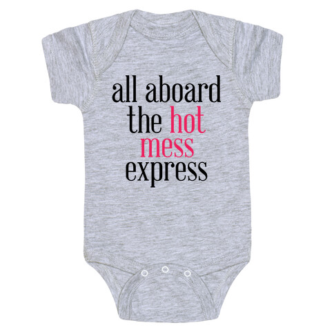 All Aboard Baby One-Piece