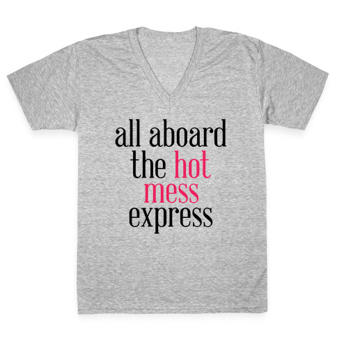 All Aboard V-Neck Tee Shirt