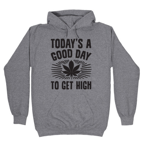 Today's A Good Day To Get High Hooded Sweatshirt