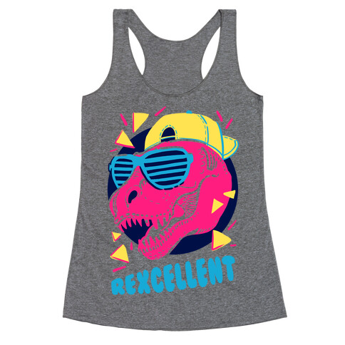 T-Rexcellent 90's Dinosaur Tyrannosaurus Racerback Tank Top