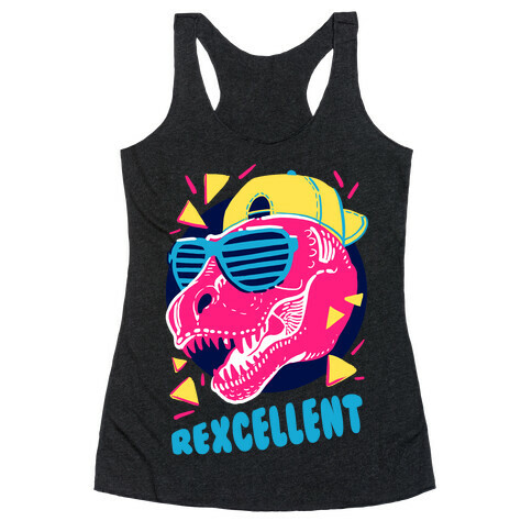 T-Rexcellent 90's Dinosaur Tyrannosaurus Racerback Tank Top