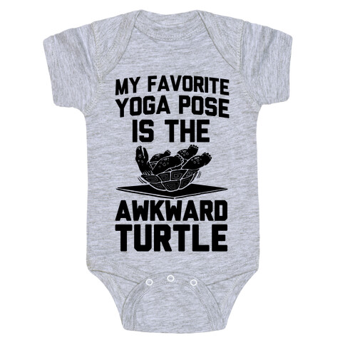 My Favorite Yoga Pose is the Awkward Turtle Baby One-Piece