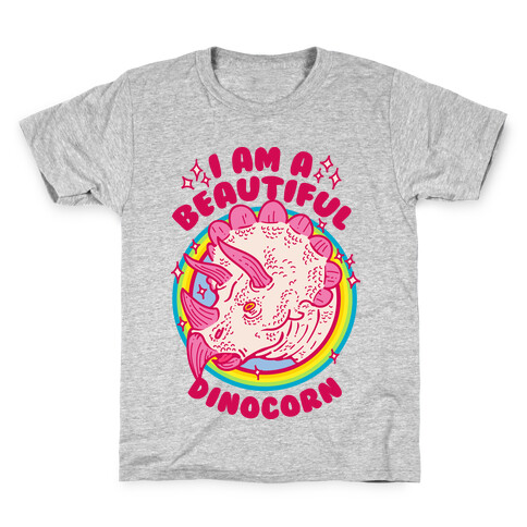 I Am A Beautiful Dinocorn Kids T-Shirt