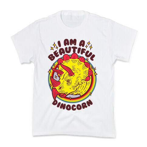 I Am A Beautiful Dinocorn Kids T-Shirt