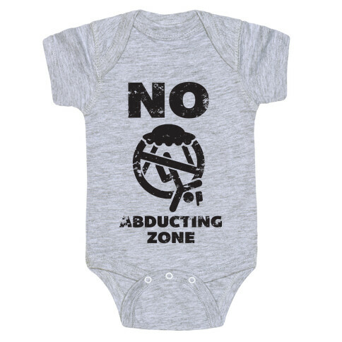 No Abducting Zone (yellow) Baby One-Piece