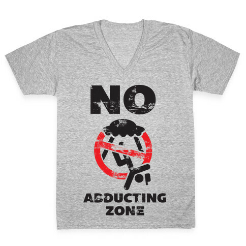No Abducting Zone V-Neck Tee Shirt