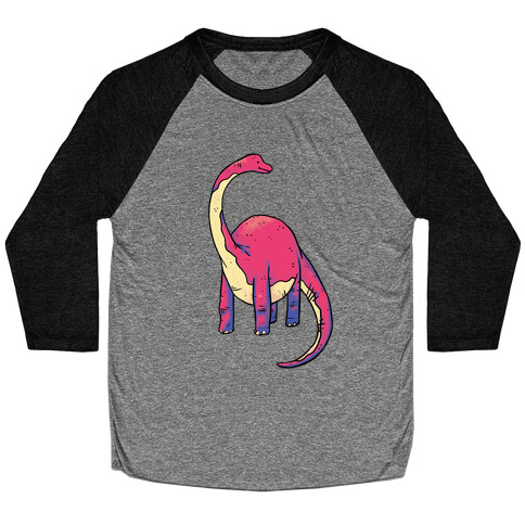 Derpy Dinosaur Baseball Tee