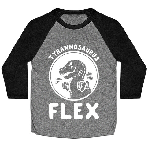 Tyrannosaurus Flex Baseball Tee