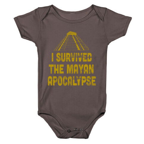 I Survived The Mayan Apocalypse (Tank) Baby One-Piece