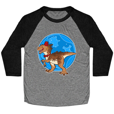 Dinosaur Doctor Who Baseball Tee