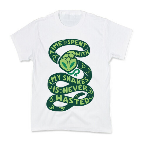 Time Spend With My Snakes Is Never Wasted Kids T-Shirt
