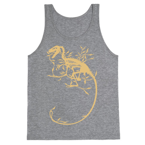 Floral Dinosaur Tank Top