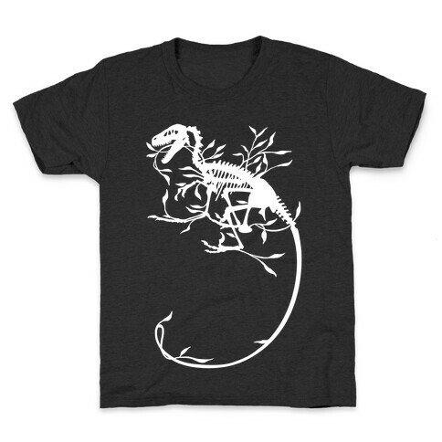 Floral Dinosaur Kids T-Shirt