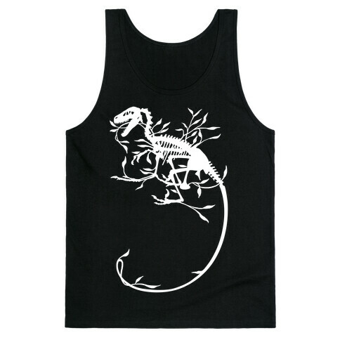 Floral Dinosaur Tank Top