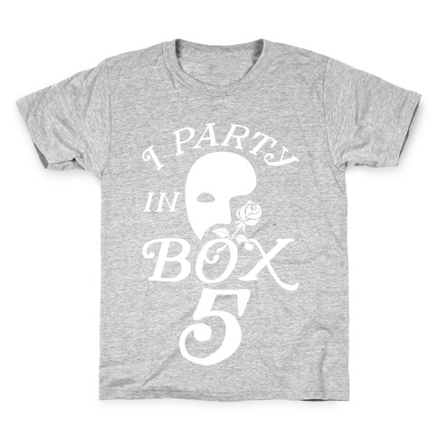 I Party In Box 5 Kids T-Shirt